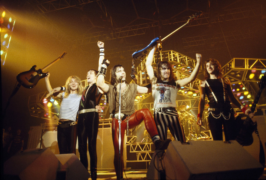 Iron Maiden in the 1980s (press photo)