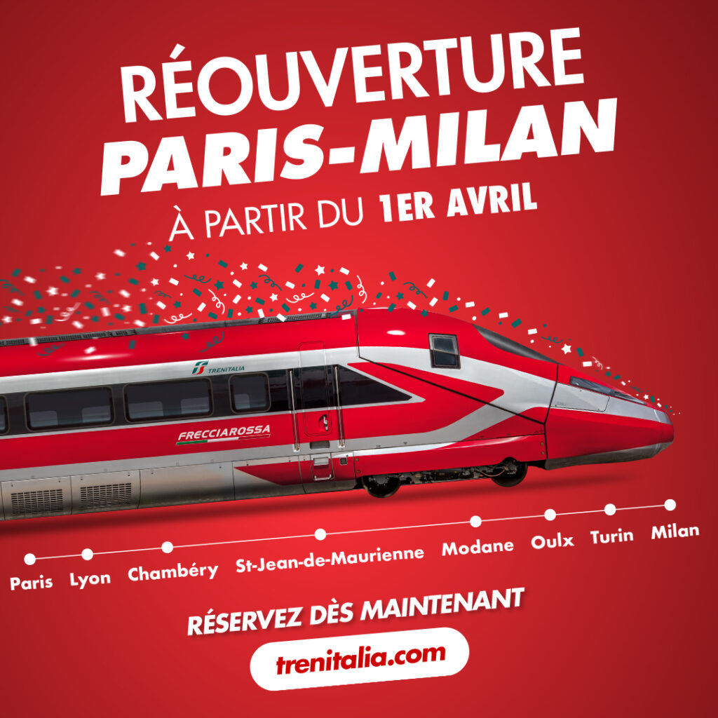 Paris–Milan: The Frecciarossa Returns in April 2025
