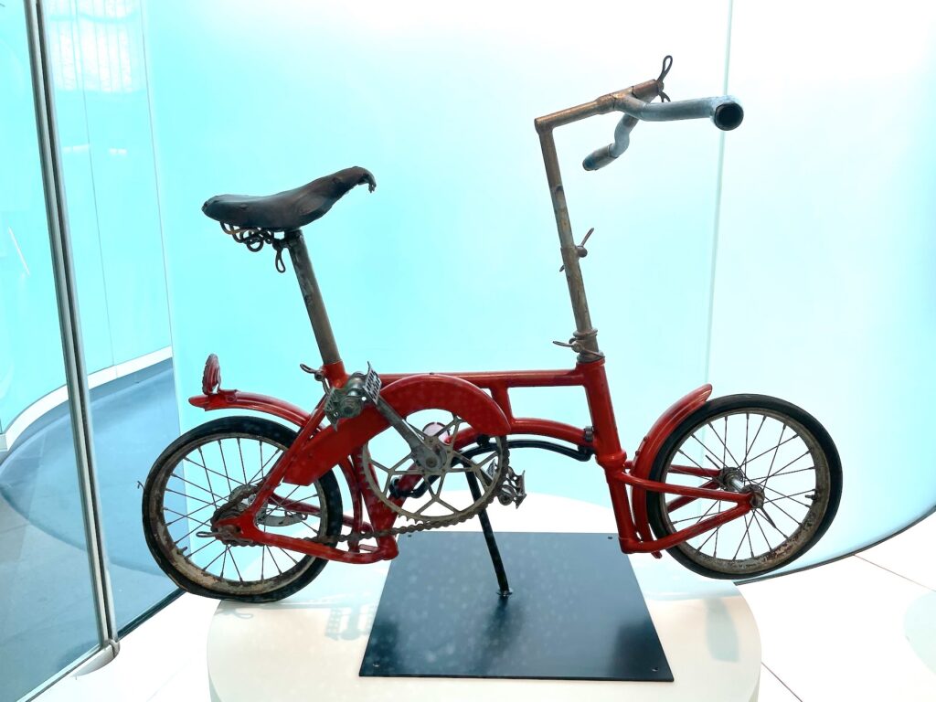 One of the first folding bicycles of the 20th century