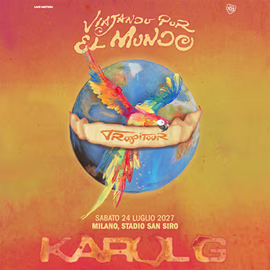 Karol G Milan tickets 2027 - official banner